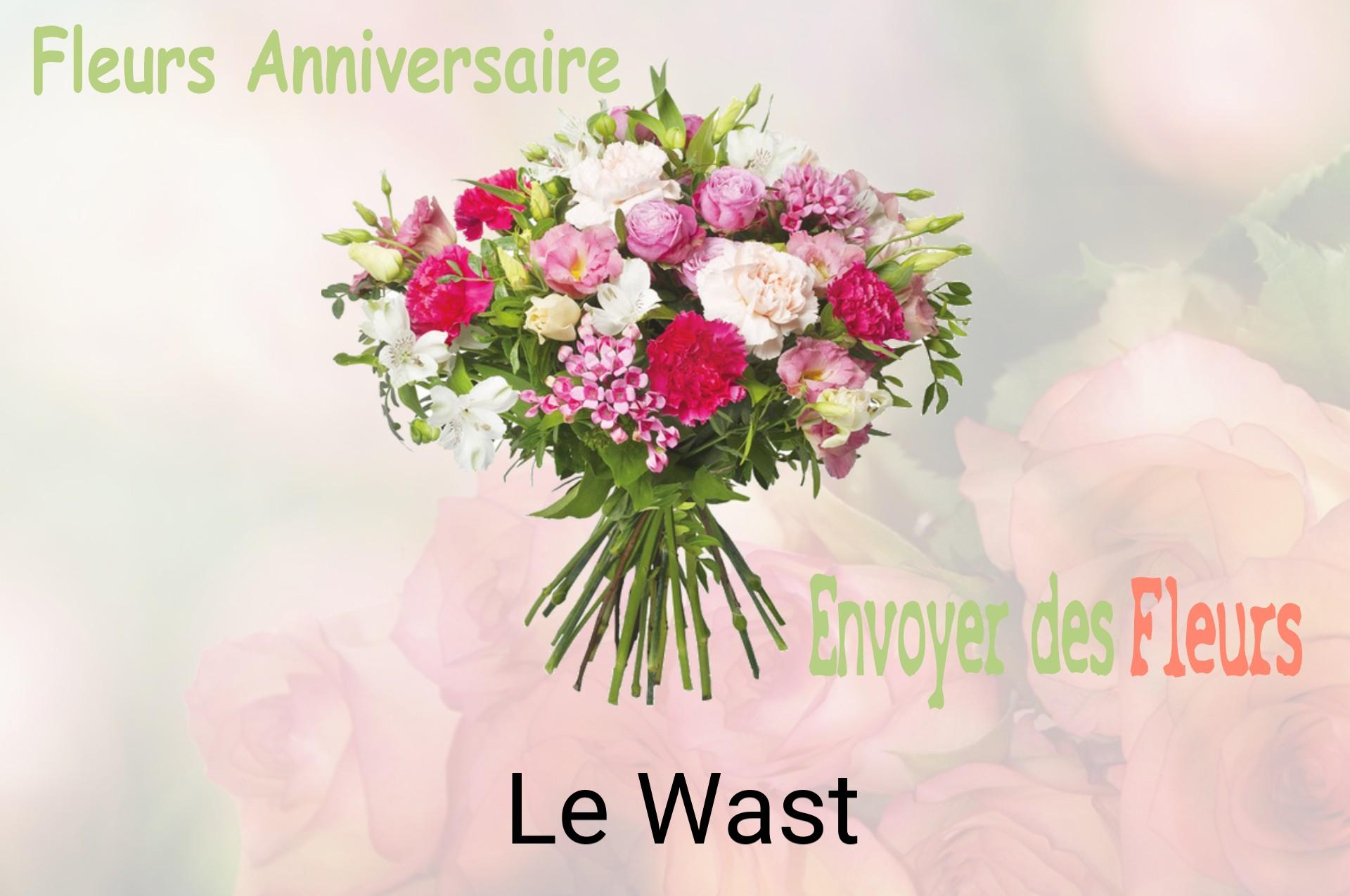 Bouquet de fleurs d’anniversaire livré à Le Wast