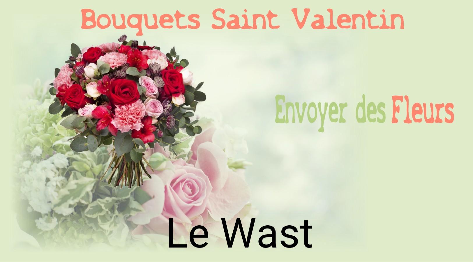 Roses de Saint-Valentin livrées à Le Wast